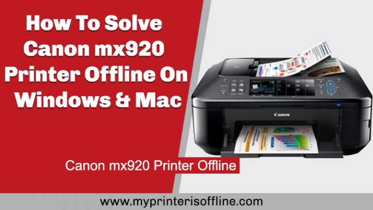 Canon mx920 printer offline get it back online complete guide 