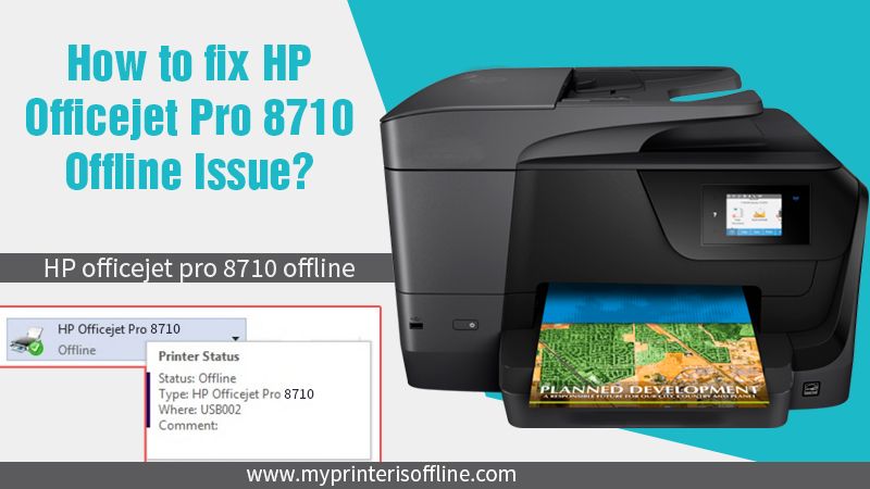 HP Officejet Pro 8710 Offline