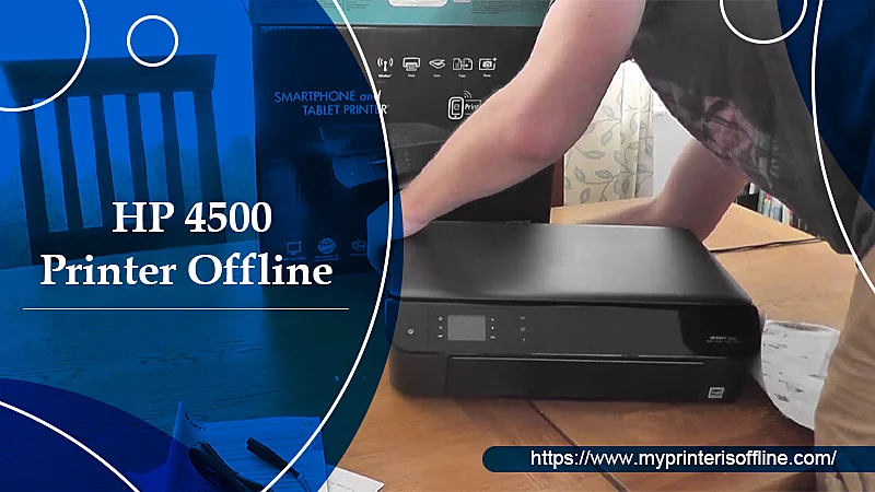 hp 4500 printer offline