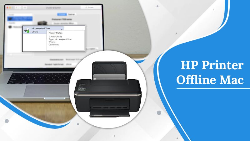 hp printer offline mac
